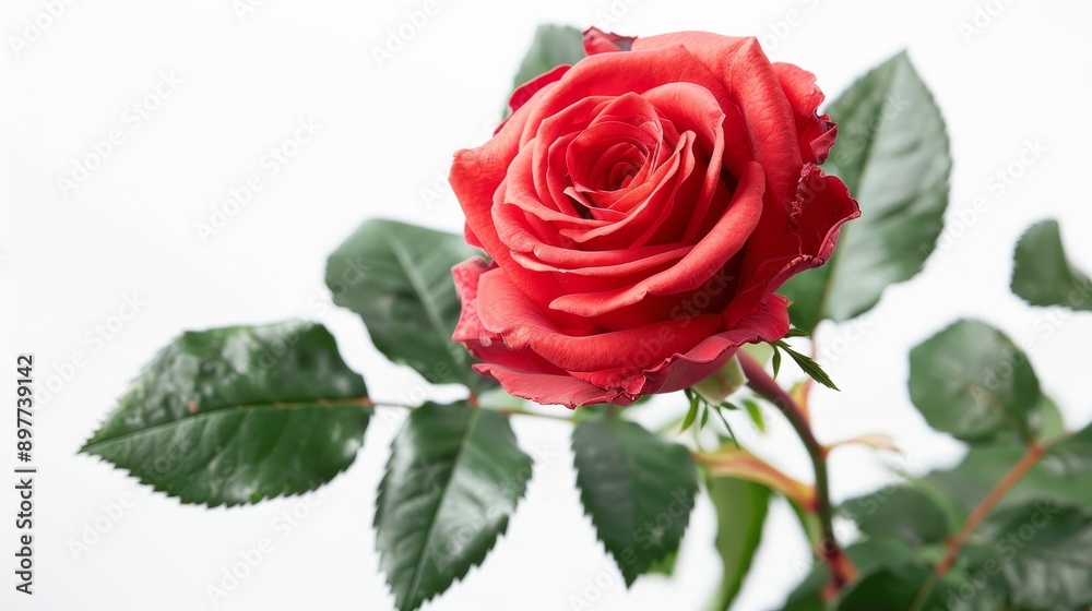 A beautiful rose on an isolated background A beautiful rose on an isolated background