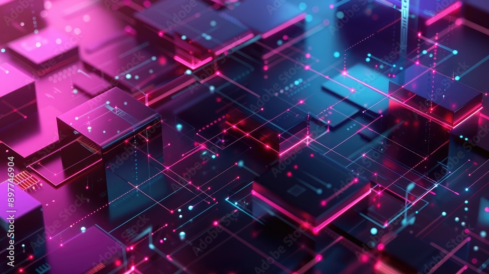 Abstract geometric shapes with a network security theme, highlighting modern data protection technologies. Abstract geometric shapes with a network security theme, highlighting modern data protection technologies.