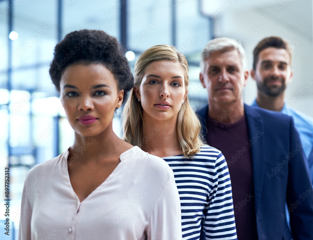Portrait, group of people and diversity in corporate, working or about us for collaboration or deadline. Coworkers, business woman and office for community, project or staff for meeting or workshop Portrait, group of people and diversity in corporate, working or about us for collaboration or deadline. Coworkers, business woman and office for community, project or staff for meeting or workshop