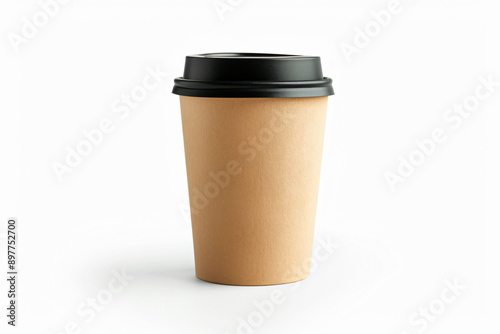 empty paper coffee cup mockup © ramaheda