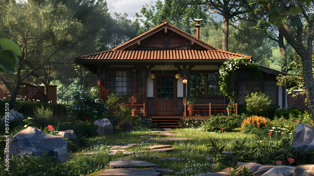realistic high-resolution photo of Garden, with detailed background realistic high-resolution photo of Garden, with detailed background