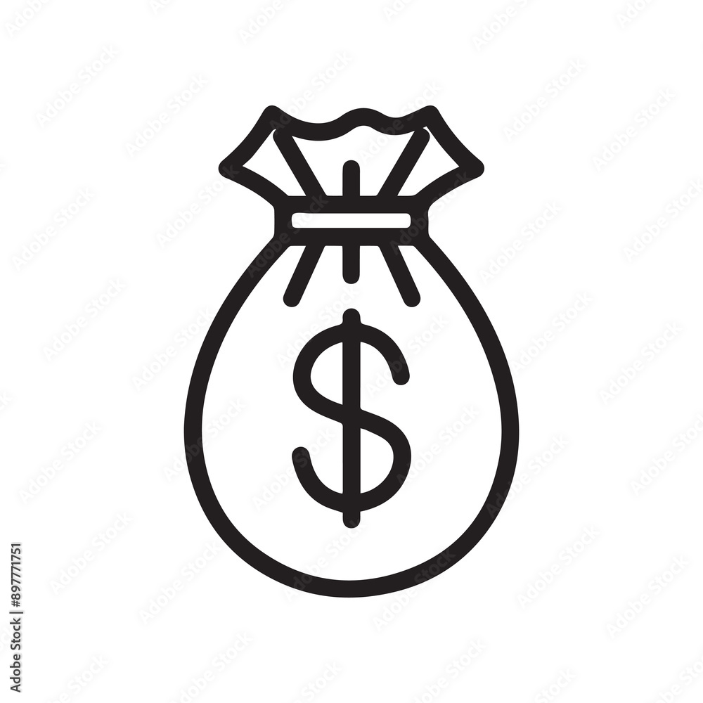 Dollar bag cash coin business buy money design.
Dollar bag cash coin business buy money design.
