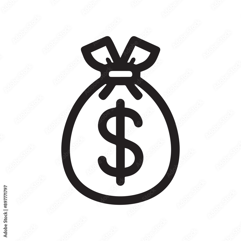 Dollar bag cash coin business buy money design.
Dollar bag cash coin business buy money design.