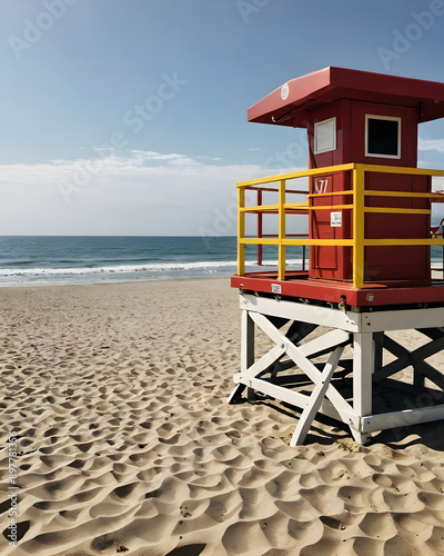 Caseta de socorristas en una playa