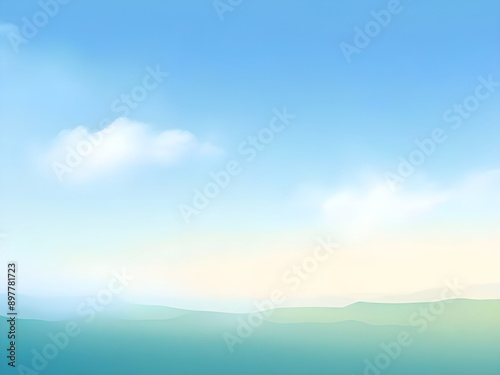 abstract backdrop with blue sky © Yongjin