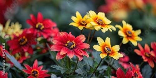  red and yellow flowers © Steph