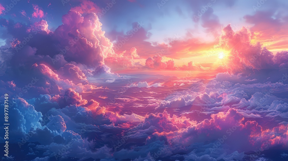 Find a dramatic sky with clouds and capture its mood