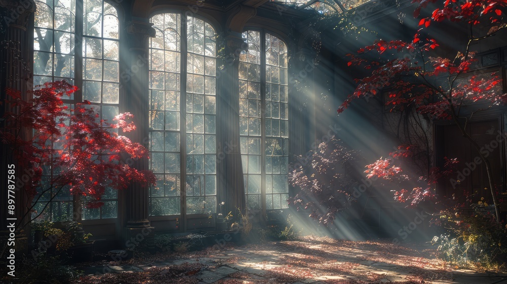 Find a scene with strong light and shadow contrasts