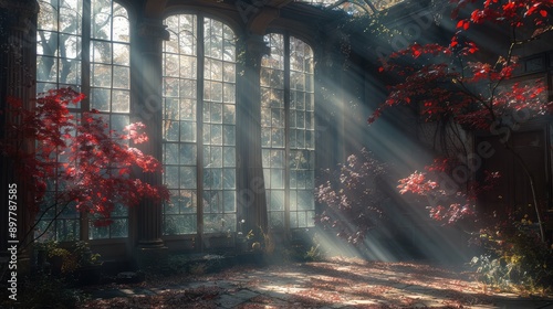 Find a scene with strong light and shadow contrasts