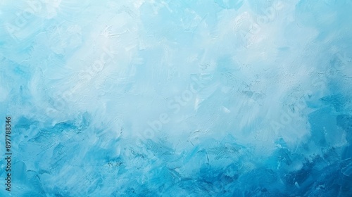 Wallpaper Mural Abstract blue watercolor texture resembling ocean waves and sky, perfect for backgrounds and artistic projects. Torontodigital.ca