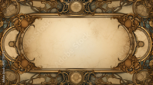 classic background, ornamental frame