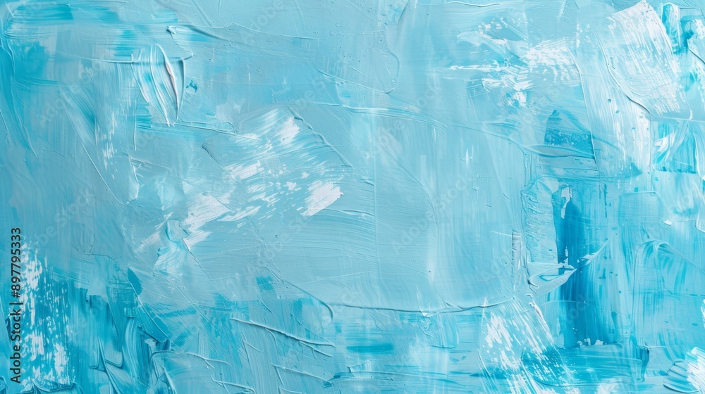 The art piece showcases blue and white paint strokes on textured canvas, a beautiful abstract creation The art piece showcases blue and white paint strokes on textured canvas, a beautiful abstract creation