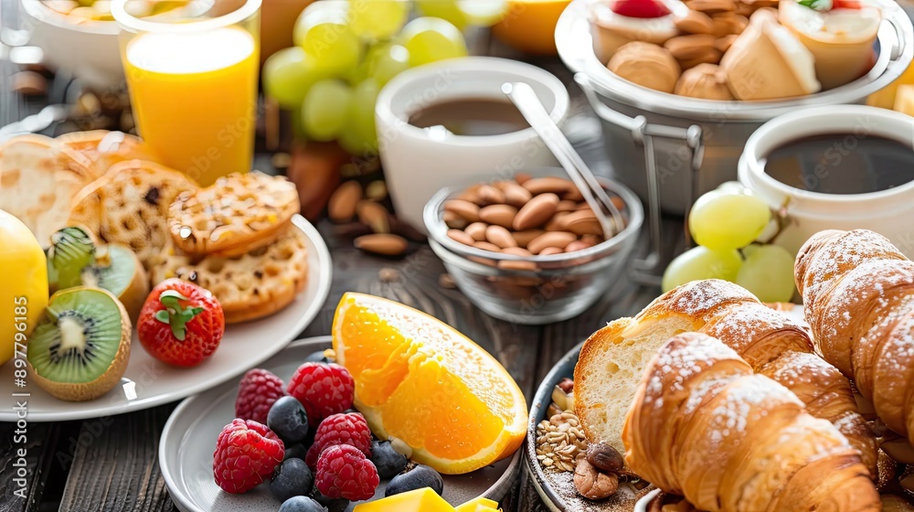 A balanced breakfast that includes complex carbohydrates. Healthy fats and protein A balanced breakfast that includes complex carbohydrates. Healthy fats and protein