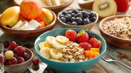 A balanced breakfast that includes complex carbohydrates. Healthy fats and protein