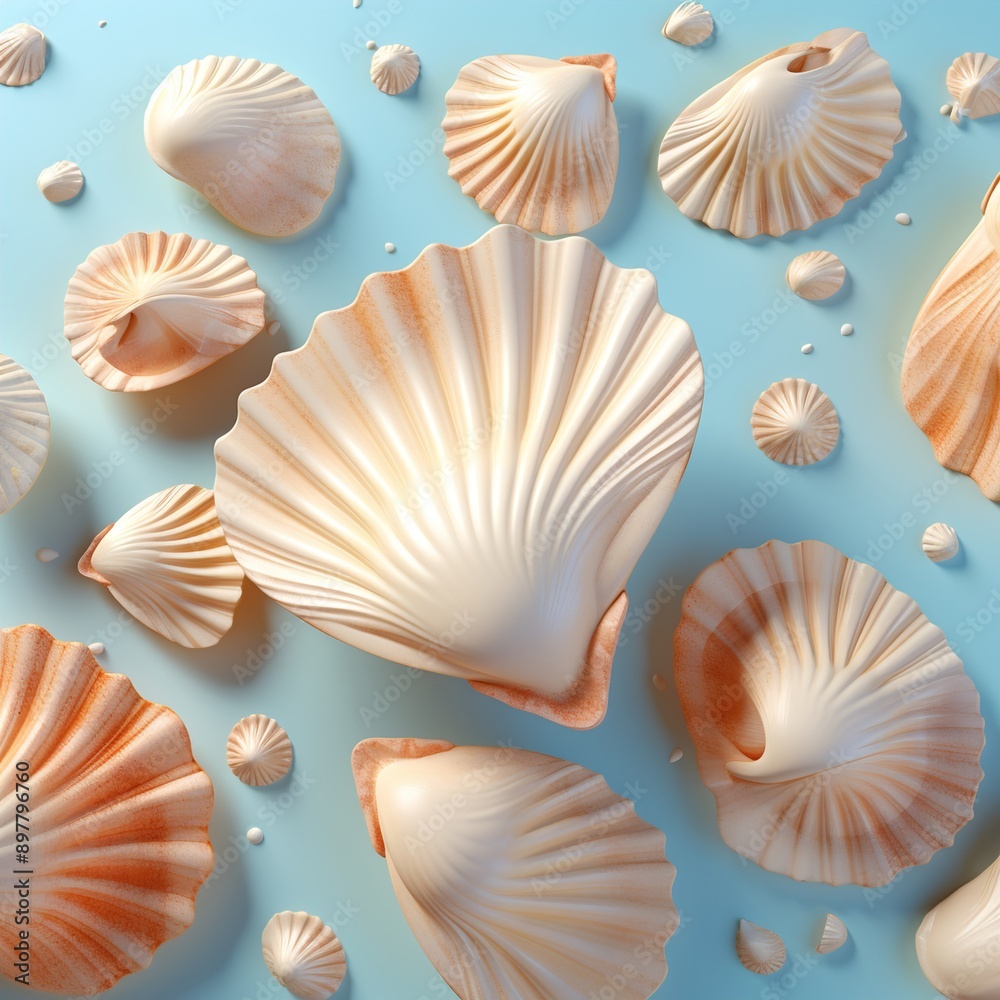 shells background shells background