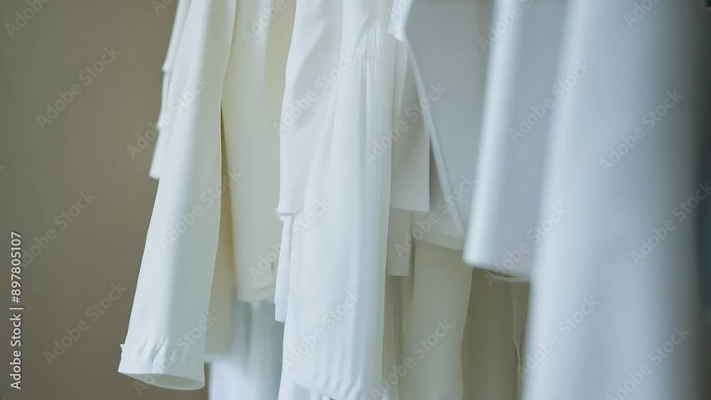 White Clothes Hanging on a Drying Rack with Ai generated.
White Clothes Hanging on a Drying Rack with Ai generated.