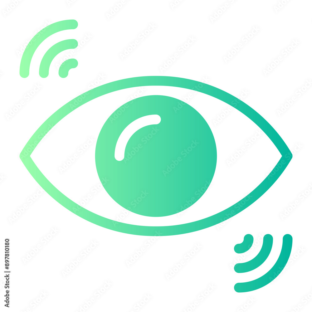motion sensor gradient icon motion sensor gradient icon