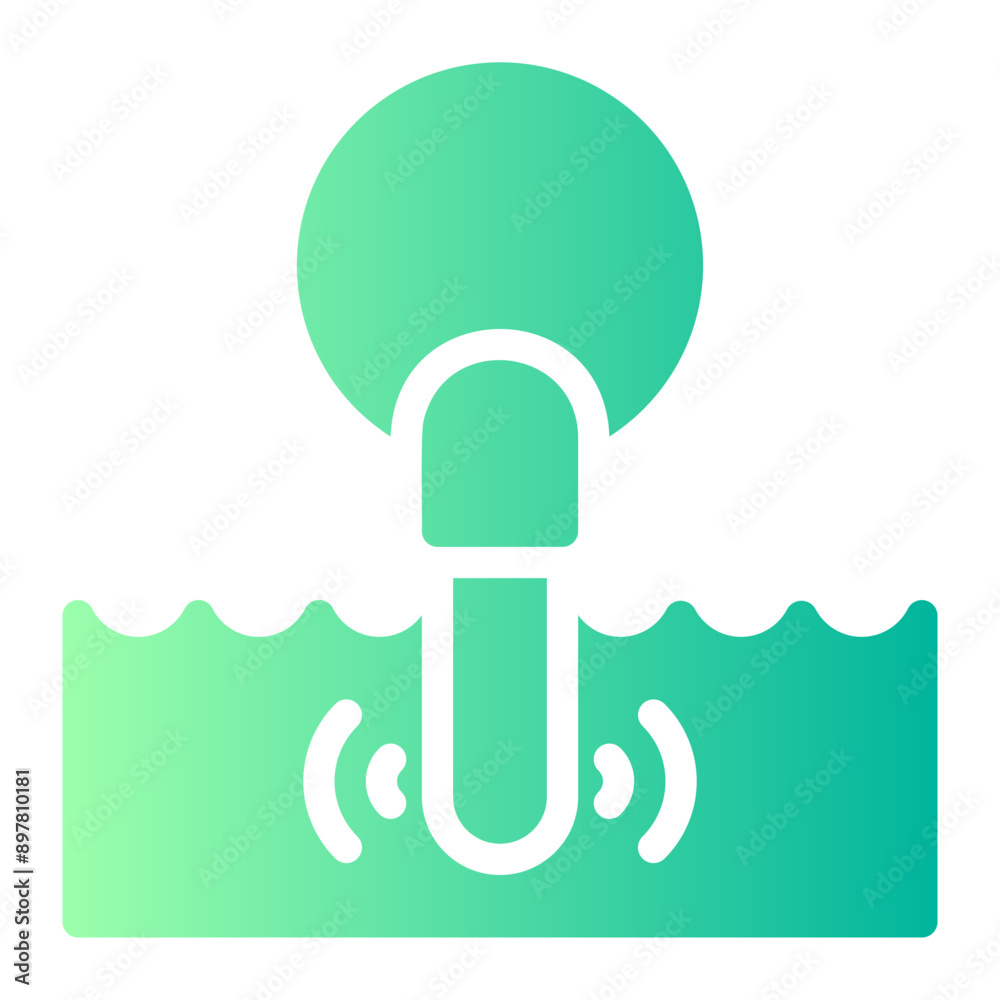 ph sensor gradient icon ph sensor gradient icon