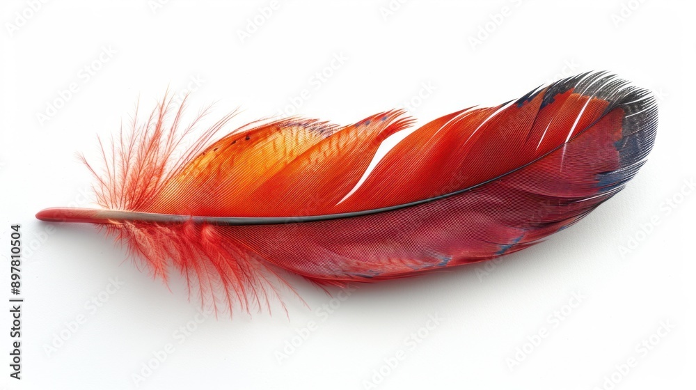 A Single Red Feather A Single Red Feather
