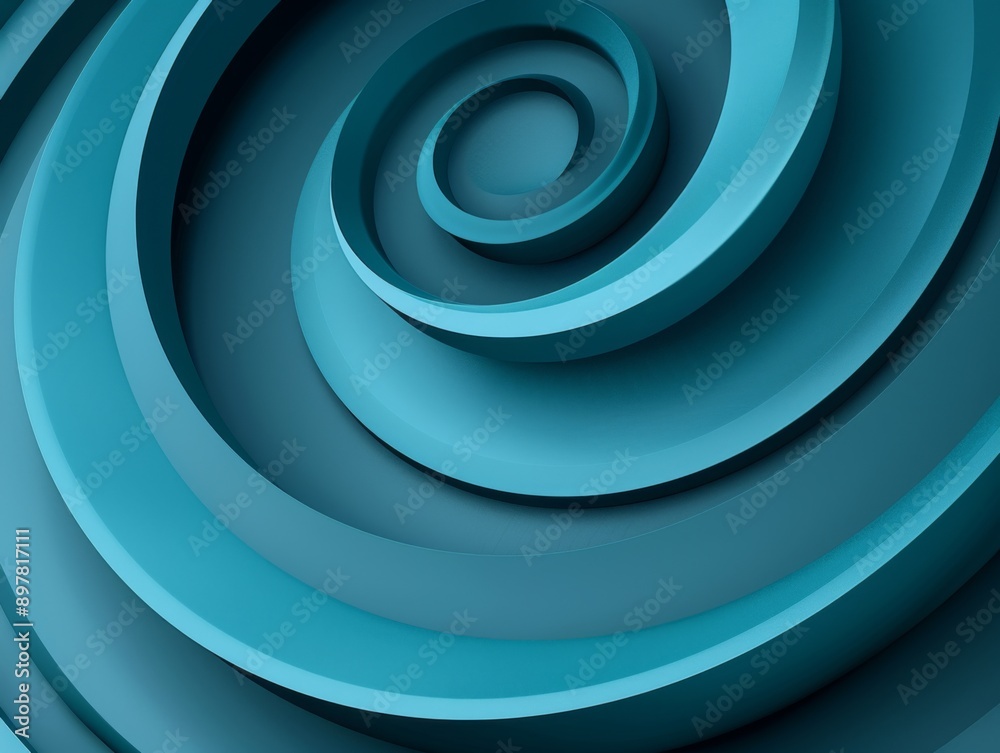 Abstract swirling blue pattern with depth and dimension. A hypnotic and modern design. Perfect for tech or design backgrounds. Abstract swirling blue pattern with depth and dimension. A hypnotic and modern design. Perfect for tech or design backgrounds.