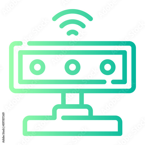 motion sensor gradient icon