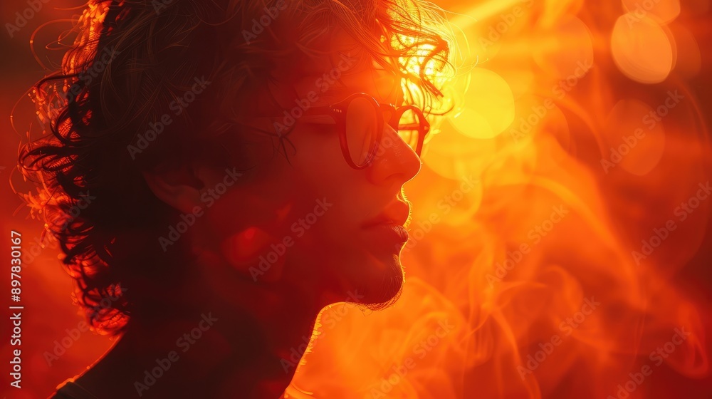 Shoot the silhouette of a person against a bright background