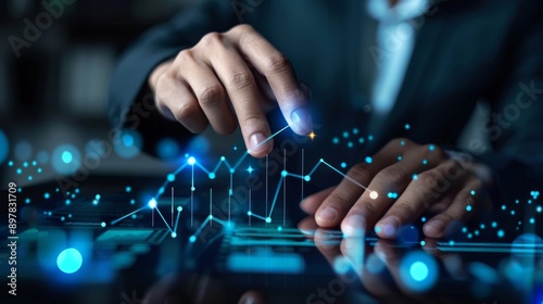 Cost and quality control, business strategy and risk management concept generative ai