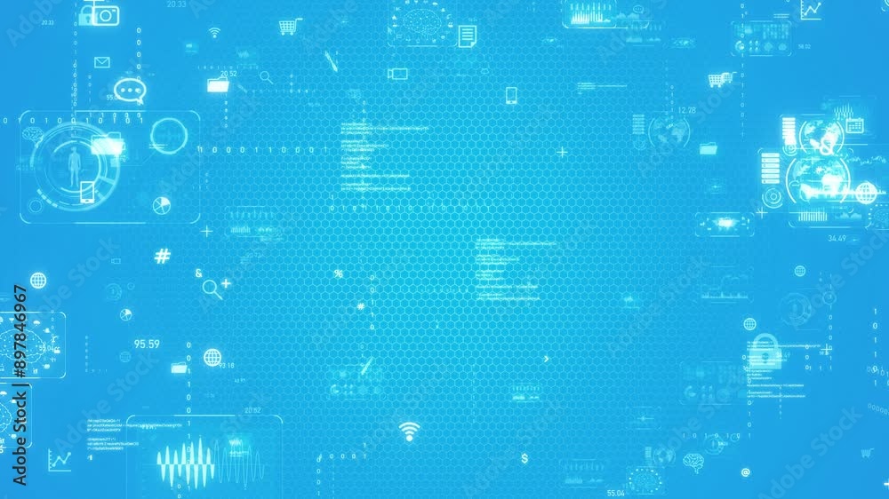 Abstract background material with the image of digital technology Abstract background material with the image of digital technology
