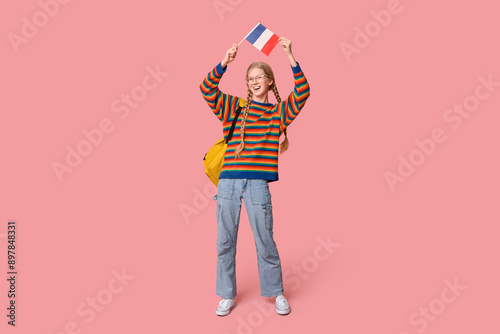 Female student with French ...