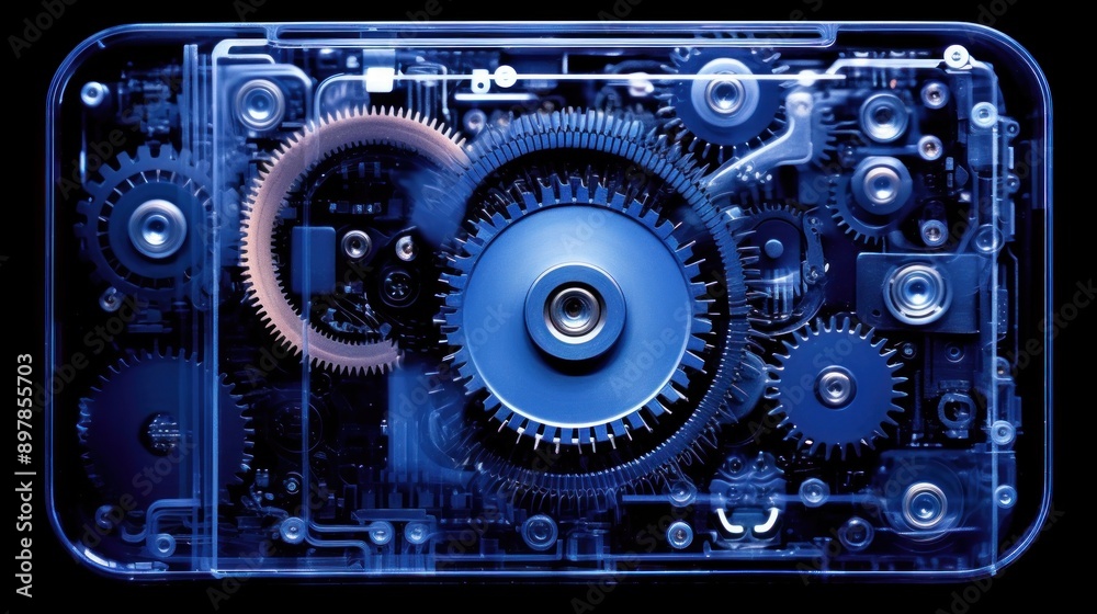 Intricate Gear System: A Peek Inside Intricate Gear System: A Peek Inside