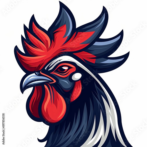 Wallpaper Mural head of rooster Torontodigital.ca