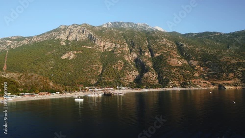 Stunning Drone Footage of Oludeniz, Turkey - Breathtaking Aerial Views of the Lagoon and Surrounding Mountains, Paragliding