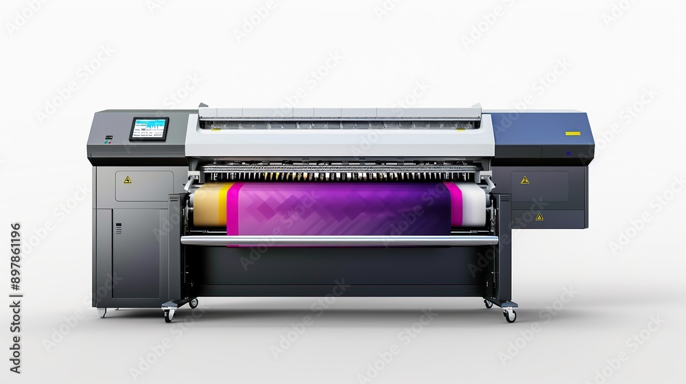 High large format printer mockup in CMYK offset printing. Concept Large Format Printer, Mockup, CMYK, Offset Printing. copy space for text. High large format printer mockup in CMYK offset printing. Concept Large Format Printer, Mockup, CMYK, Offset Printing. copy space for text.