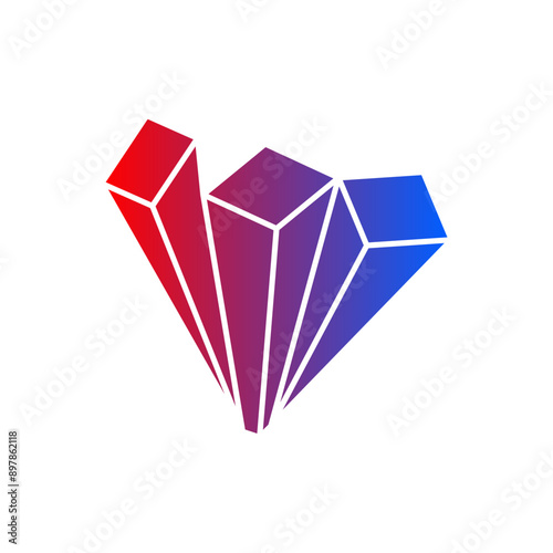 Crystal Gradient Flat