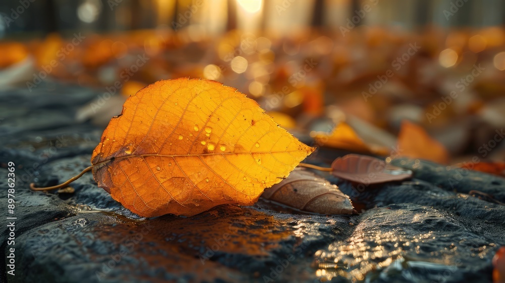 Capture the details of a leaf in the sunlight