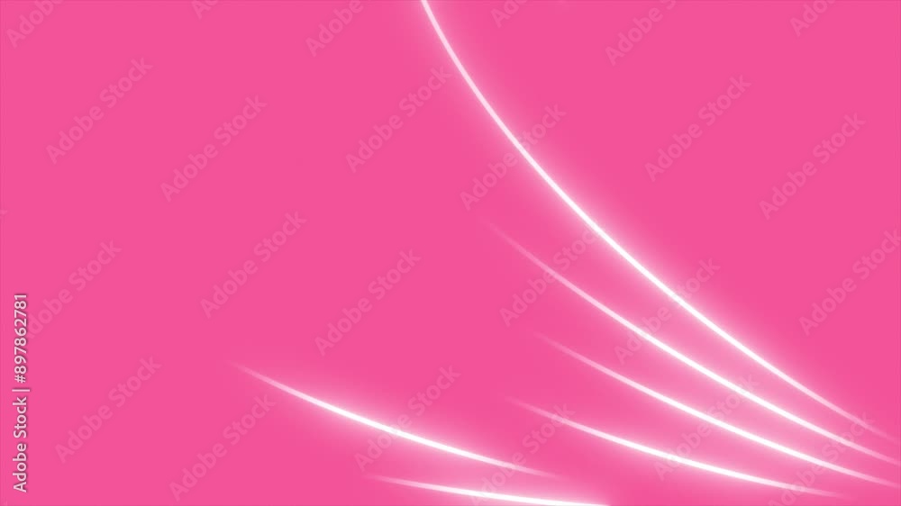 Magenta red color futuristic glowing stripes loop able background Magenta red color futuristic glowing stripes loop able background