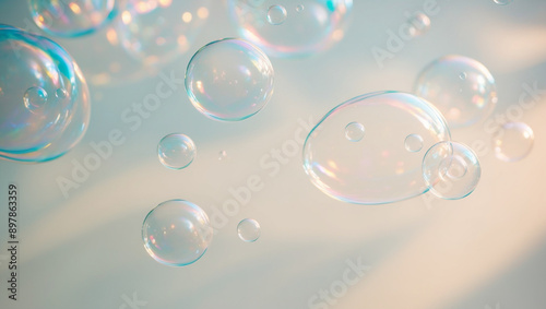 Wallpaper Mural Large Soap Bubble Floating In Air With Others Around It Torontodigital.ca