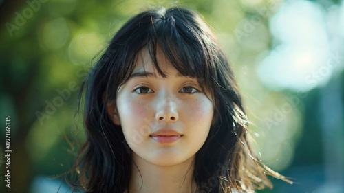 Japanese female model closeups 1 © Martin