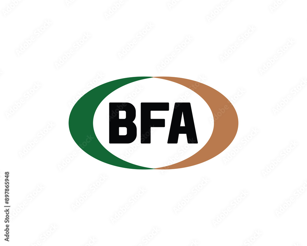 BFA logo design vector template. BFA logo design. BFA logo design vector template. BFA logo design.
