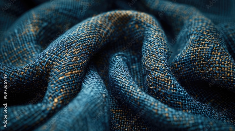 Capture the texture of a piece of fabric