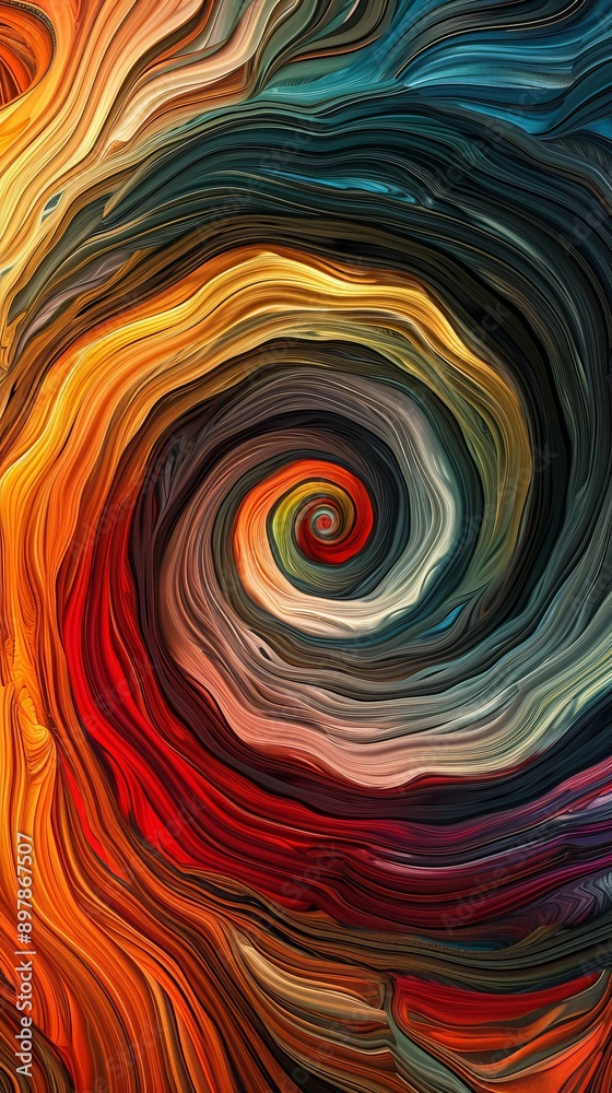 Abstract swirl of vibrant colors and textures, digital art. Energetic and dynamic concept Abstract swirl of vibrant colors and textures, digital art. Energetic and dynamic concept