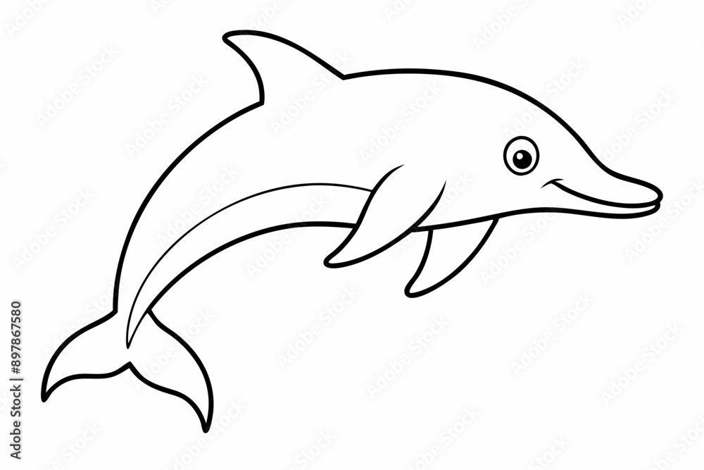Funny Dolphin Vector Illustration Cartoon, Clipart, and Line Art Design, Playful dolphin vector illustration cartoon, clipart, and line art design on white background. Funny Dolphin Vector Illustration Cartoon, Clipart, and Line Art Design, Playful dolphin vector illustration cartoon, clipart, and line art design on white background.