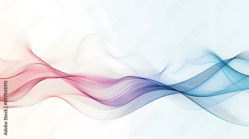 Naklejka premium abstract line background