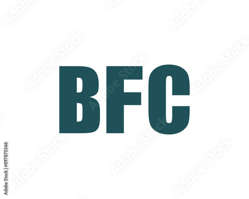 Wallpaper Mural BFC logo design vector template. BFC logo design. Torontodigital.ca