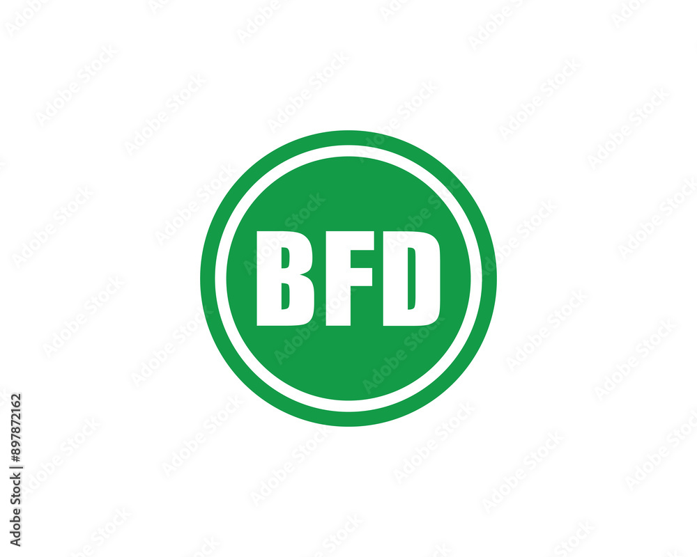 BFD Logo design vector template. BFD logo design. BFD Logo design vector template. BFD logo design.