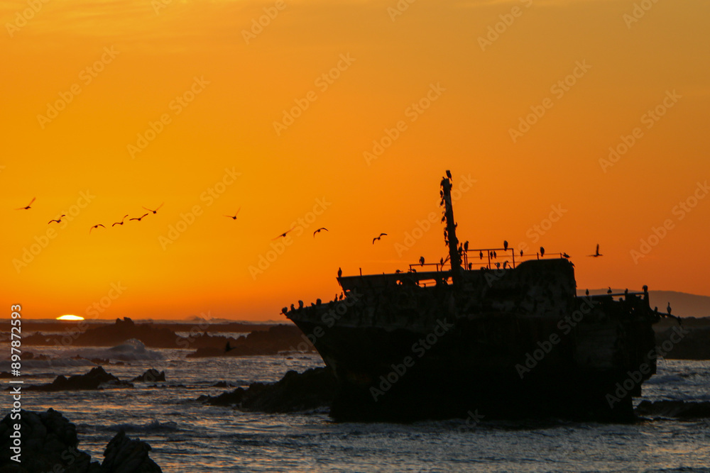 Obraz premium sunset on the beach