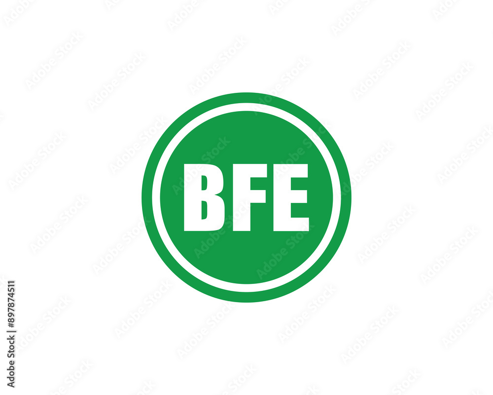 BFE logo design vector template. BFE logo design. BFE logo design vector template. BFE logo design.