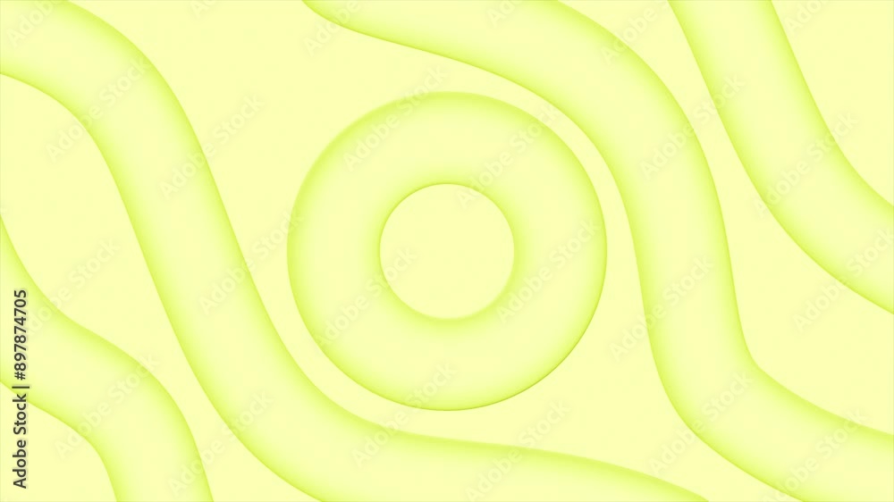 Yellow color 3d abstract pattern loop able background