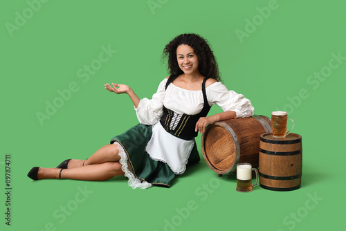 Happy African-American woma...