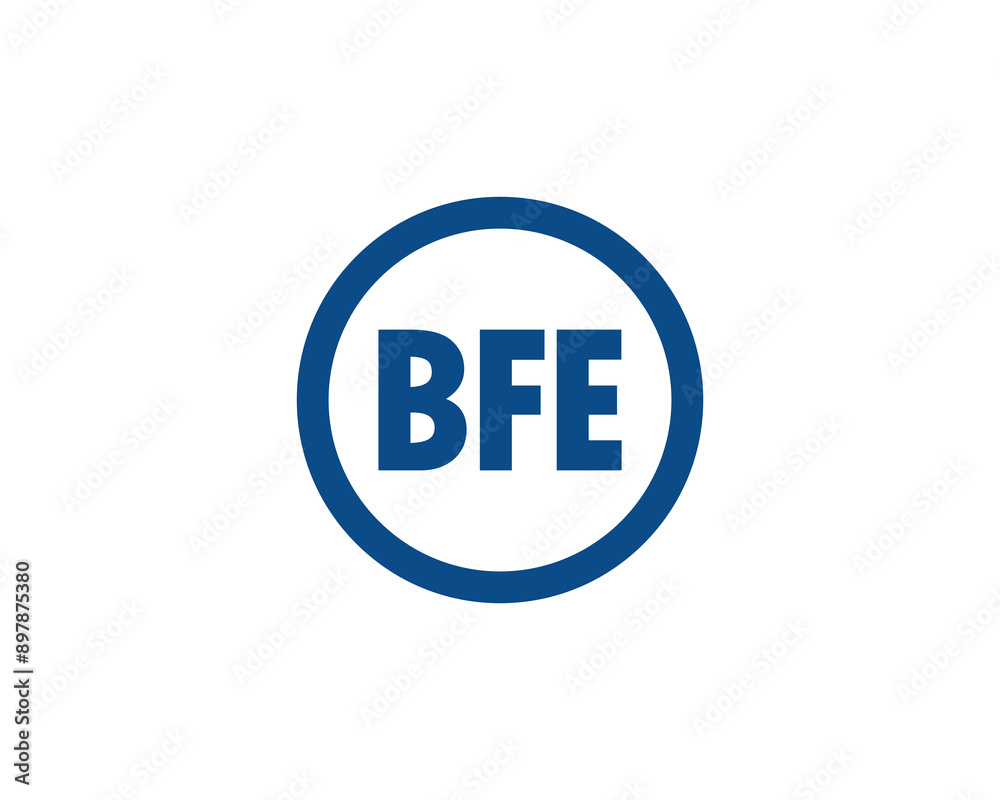 BFE logo design vector template. BFE logo design. BFE logo design vector template. BFE logo design.
